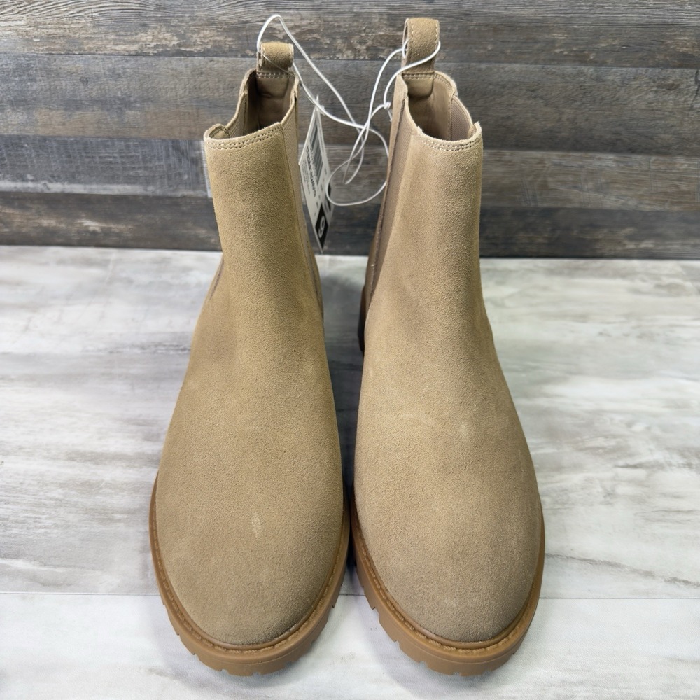 Steve Madden Lorali Women's Tan Suede Chelsea Boot Size 9 NEW - Picture 3 of 8